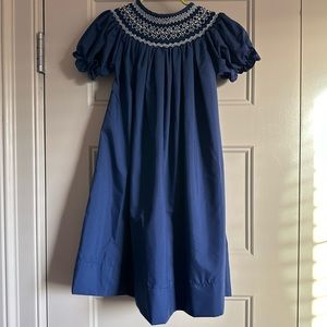 NOLA Smoked Blue & White Dress. Size 3T